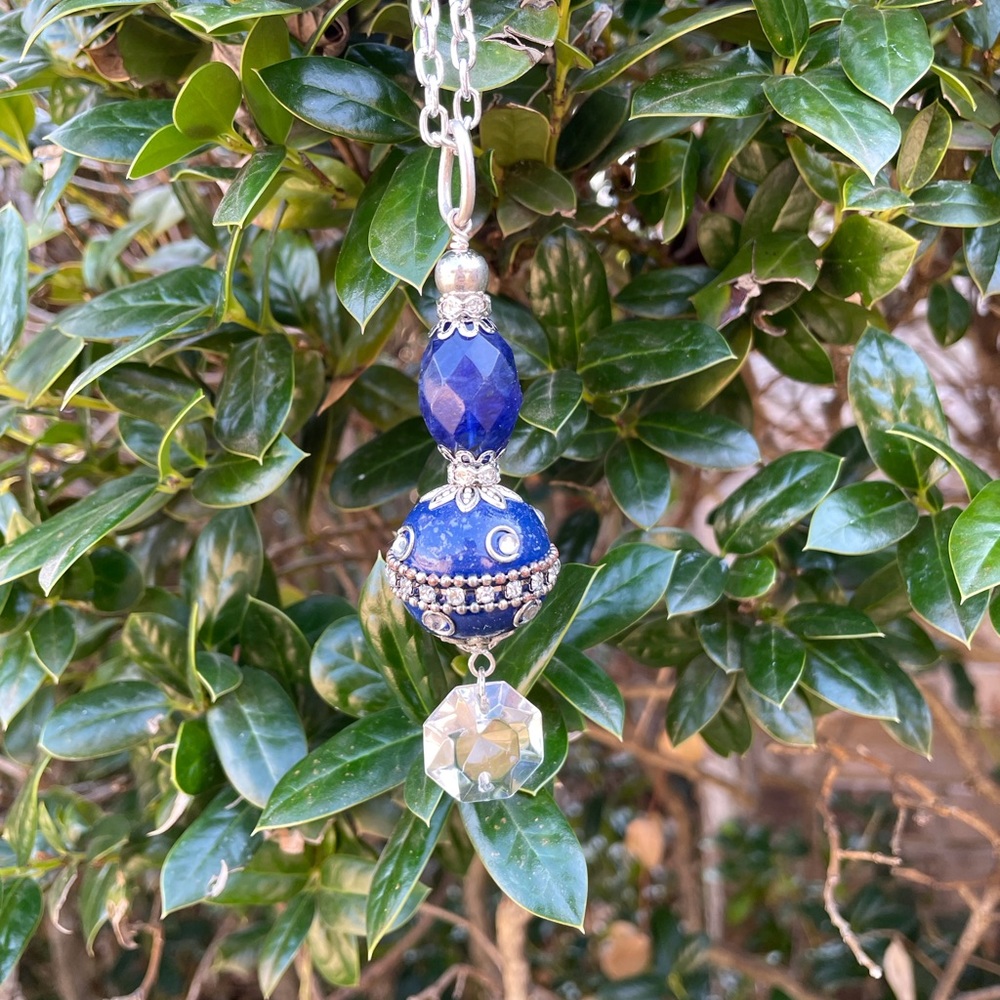 💎 $ Bluezy Silver Pendant Necklace